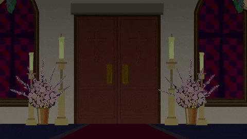 flowers church GIF by South Park 