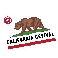 San Clemente Bear Sticker by Calvary Chapel South OC