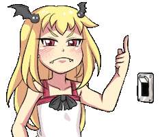 Girl Vampire Sticker by Jin