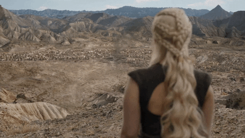 UndyingDawn giphygifmaker game of thrones daenerys targaryen dothraki GIF