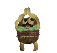 Dance Burger Sticker