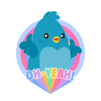 Happy Yes Sticker by DITTY BIRD