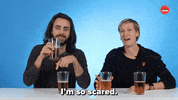 Scared Drinking Beer GIF by BuzzFeed