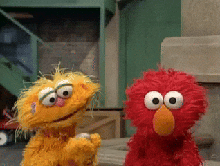 Friends Staring GIF by Sesame Street