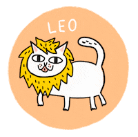 Cats Leo Sticker by BadgeBomb