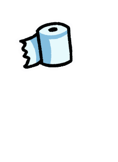 Toilet Paper Tp Sticker