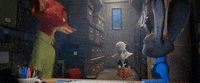 walt disney reaction gif GIF by Disney Zootopia