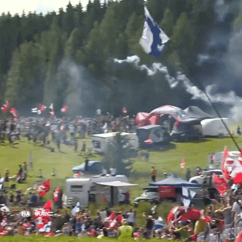 Coming Home Fans GIF by FIA World Rally Championship