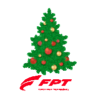 Christmas Tree Sticker by FPTIndustrial