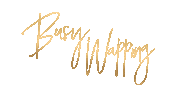 Gold Wapping Sticker by Carmen Marshall
