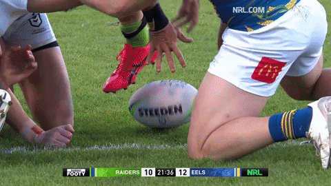Try Nrl GIF by Canberra Raiders