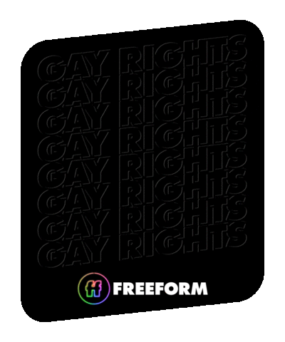 Love Is Love Rainbow Sticker by Freeform