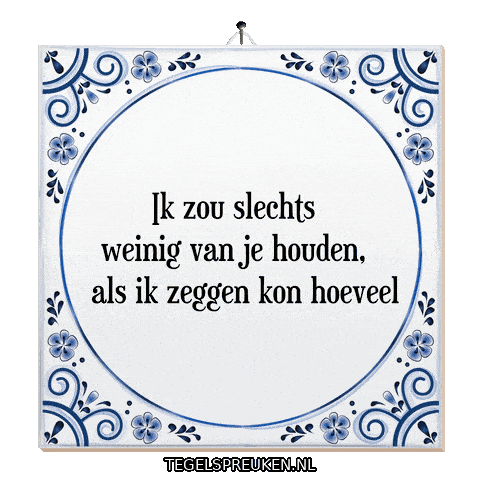 Hart Wijsheid Sticker by Tegelspreuken.nl