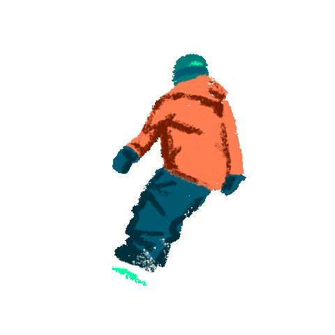 VONDRAK giphyupload snowboard extreme snowboarder Sticker