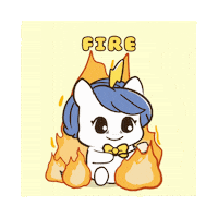 Bu Ignite Sticker by Brave Unicorn
