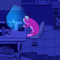 LulaDreams surprise shock transform zap GIF