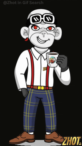 Good Morning Latte GIF by Zhot Shop