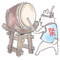 White Dog Sticker