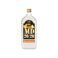 Mad Dog Golden Pineapple Sticker by MD 20/20