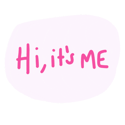 Its Me Moi Sticker by Hannah Daisy