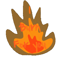 Fire Drawing Sticker