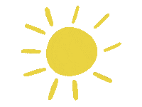 Sun Morning Sticker by The Jomu Co