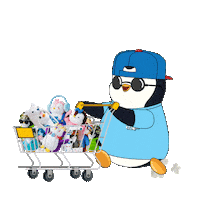 Black Friday Shopping Sticker by Pudgy Penguins