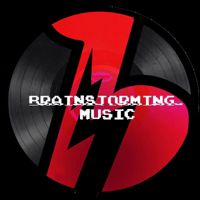 BrainstormingMusic giphygifmaker music logo vintage GIF