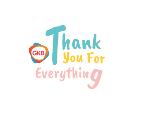 Thanks Thank You Sticker by GKB