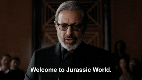 Jeff Goldblum Hello GIF by Jurassic World