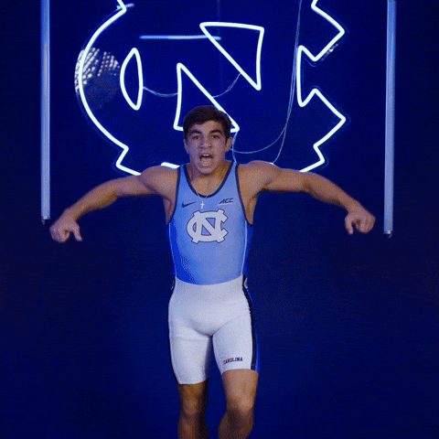 University Of North Carolina Wrestling GIF by UNC Tar Heels
