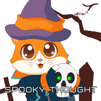 Plotting Deep Thoughts Sticker by Hamieverse