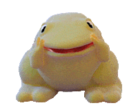3D Frog Sticker