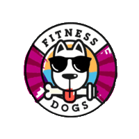 fitdogsintown fitness shine dit2 dit1 Sticker