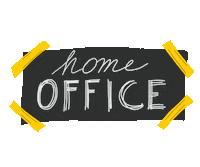 Home Office Sticker by WIE AM SCHNUERCHEN