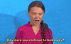 climate crisis greta thunberg un climate action summit GIF