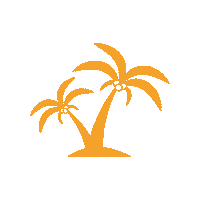 Palm Tree Summer Sticker by Waikiki Trolley