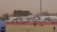 Dust Storm Looms Over Texas High School Track Meet
