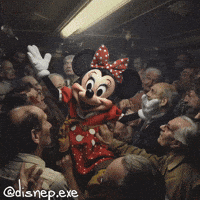 Moshing Minnie Mouse GIF
