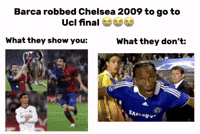 Drogba Messi Vs Manchester United GIF