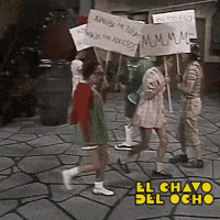 El Chavo Protest GIF by Grupo Chespirito
