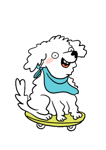 Happy Dog Sticker