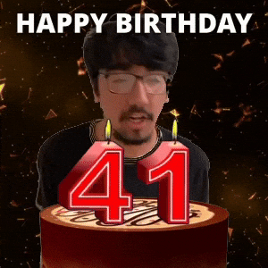 Happy 41st Birthday