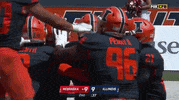 Illinois Football Sport GIF by Fighting Illini Athletics