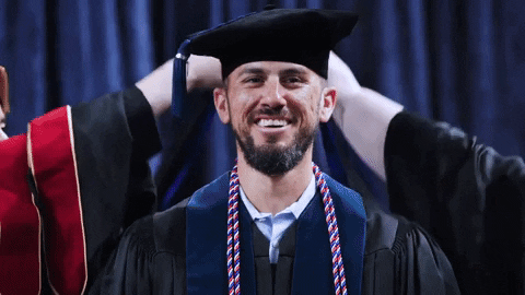 Happy College GIF by Creighton University