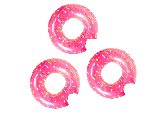 Pink Donut Sticker by pinknproper