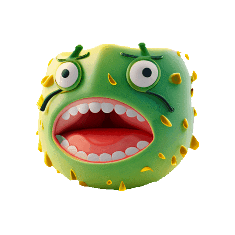 Monster Hello Sticker by Anne Horel