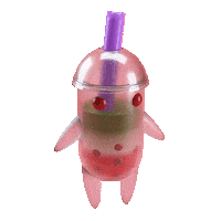 Happy Bubble Tea Sticker