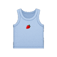 Strawberry Tank Top Sticker by Mom Juice