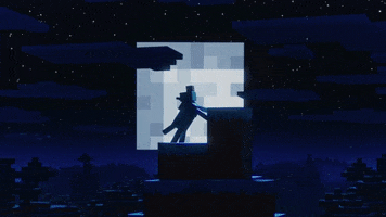 Sneak Attack Night GIF by Minecraft